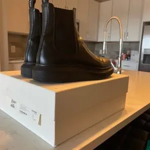 Alexander McQueen Chelsea Boot 
Brand New with Box 45 Shop Alexander McQueen Leather Chelsea Boots in BLACK - 45  main image 3